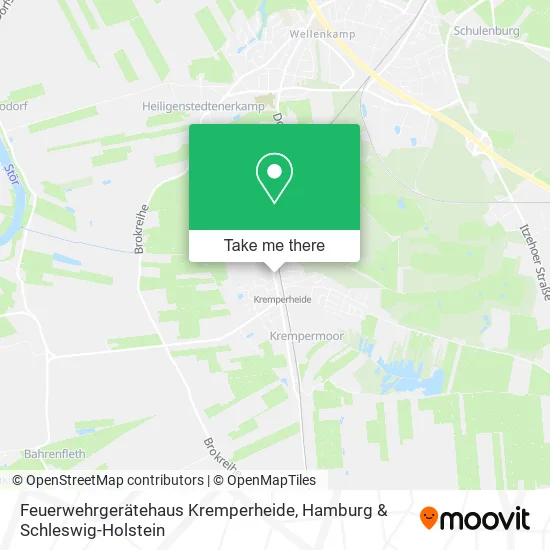 Карта Feuerwehrgerätehaus Kremperheide