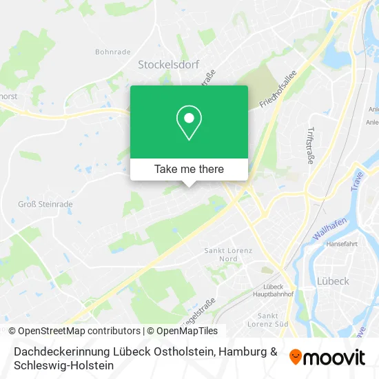 Карта Dachdeckerinnung Lübeck Ostholstein