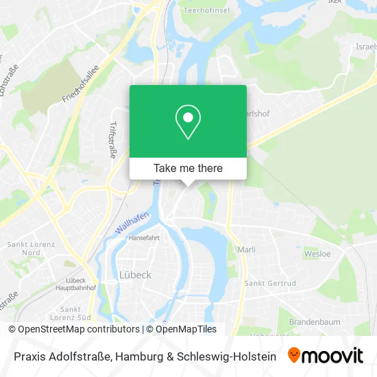 Карта Praxis Adolfstraße