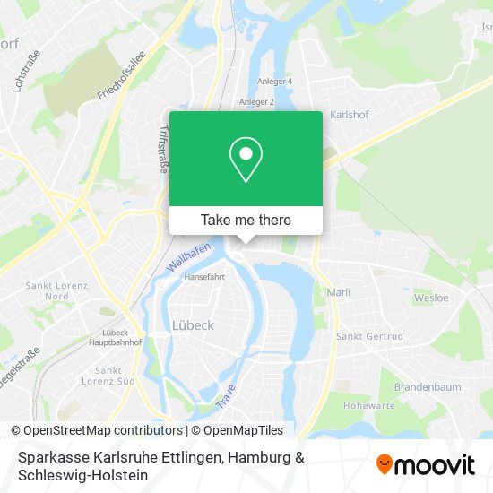 Sparkasse Karlsruhe Ettlingen map