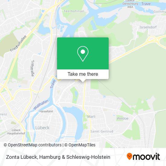 Zonta Lübeck map