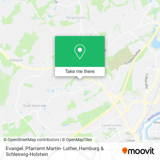 Карта Evangel. Pfarramt Martin- Luther