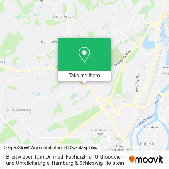 Breitwieser Tom Dr. med. Facharzt für Orthopädie und Unfallchirurgie map