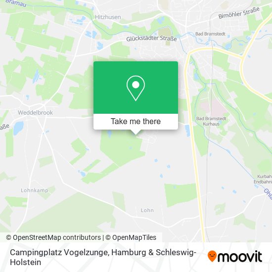 Карта Campingplatz Vogelzunge