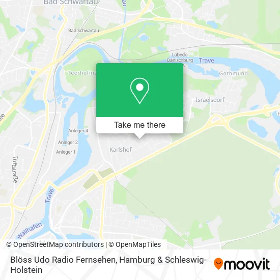 Карта Blöss Udo Radio Fernsehen