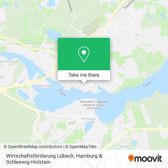 Wirtschaftsförderung Lübeck map