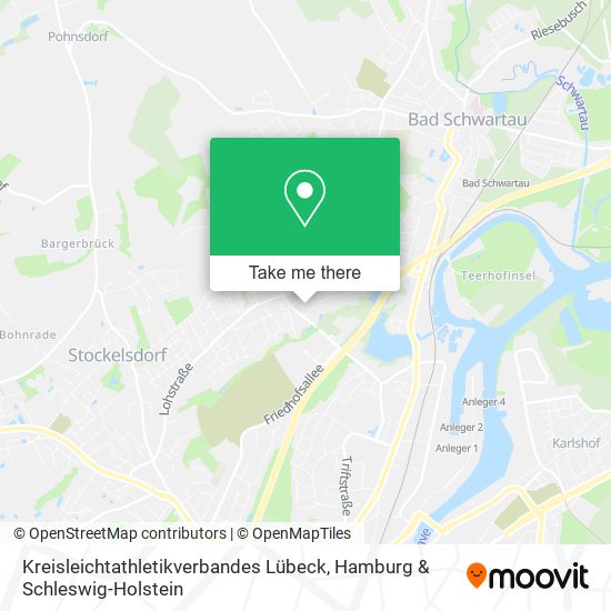 Kreisleichtathletikverbandes Lübeck map