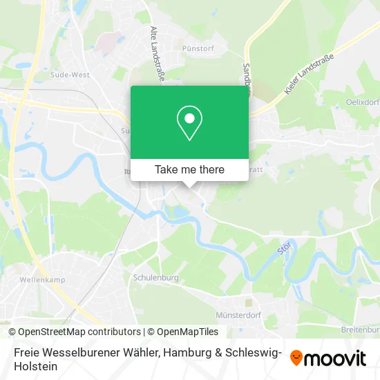 Карта Freie Wesselburener Wähler