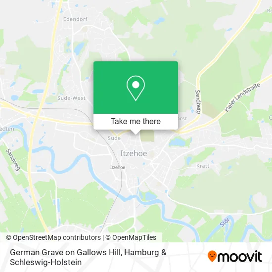 Карта German Grave on Gallows Hill