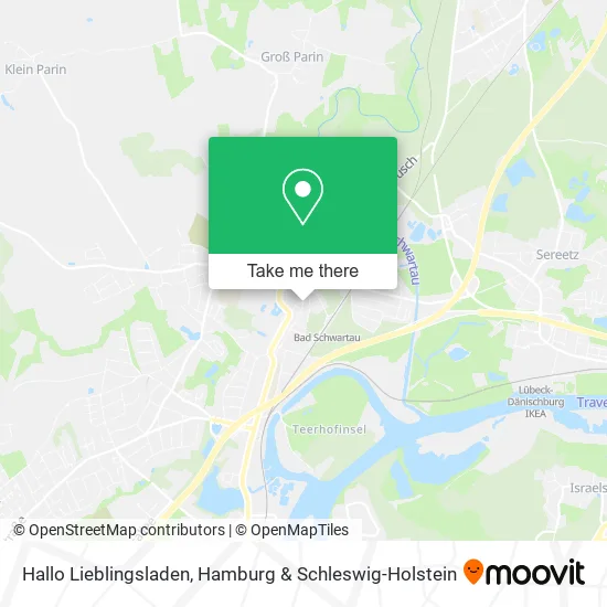 Карта Hallo Lieblingsladen