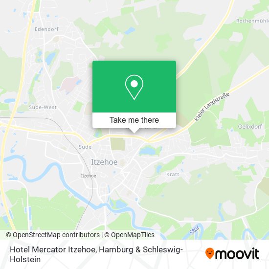 Hotel Mercator Itzehoe map