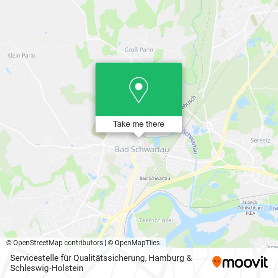 Servicestelle für Qualitätssicherung map