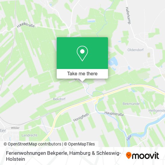 Ferienwohnungen Bekperle map