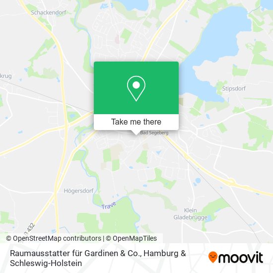 Карта Raumausstatter für Gardinen & Co.