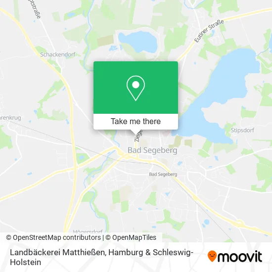 Карта Landbäckerei Matthießen