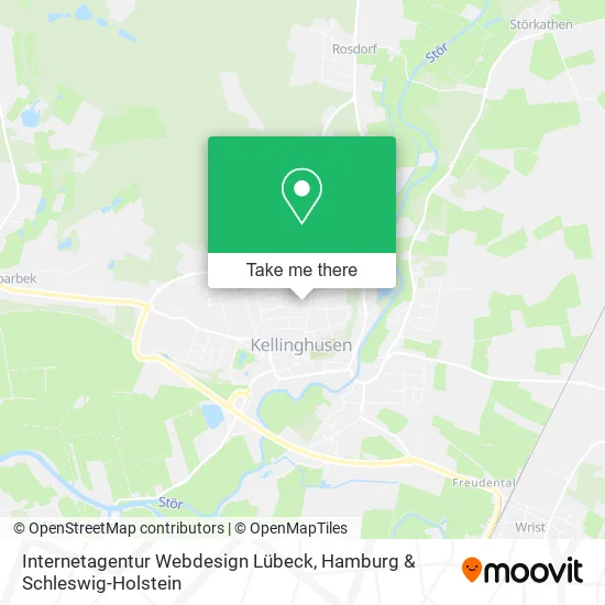 Карта Internetagentur Webdesign Lübeck