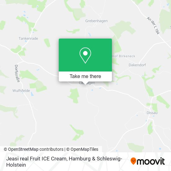 Jeasi real Fruit ICE Cream map