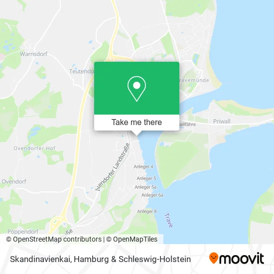 Карта Skandinavienkai