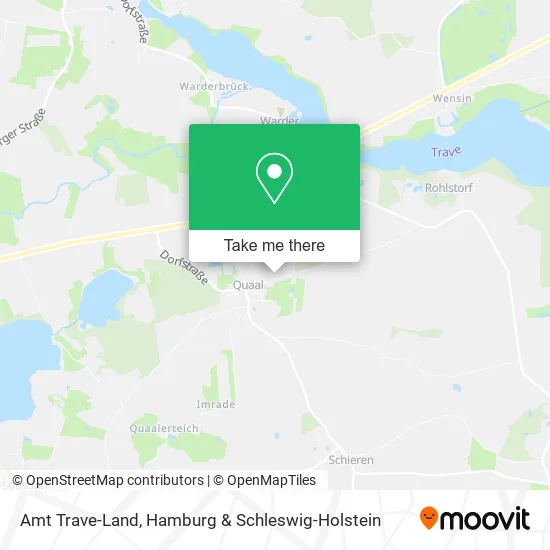 Карта Amt Trave-Land