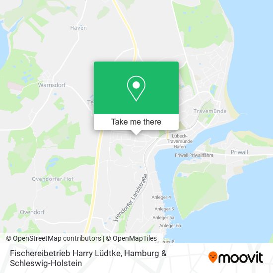 Fischereibetrieb Harry Lüdtke map