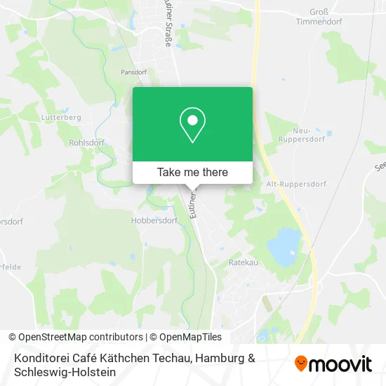 Карта Konditorei Café Käthchen Techau