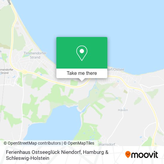 Ferienhaus Ostseeglück Niendorf map