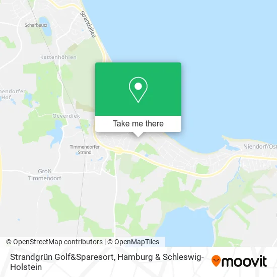 Карта Strandgrün Golf&Sparesort