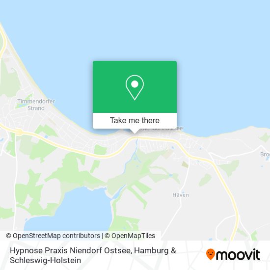 Hypnose Praxis Niendorf Ostsee map