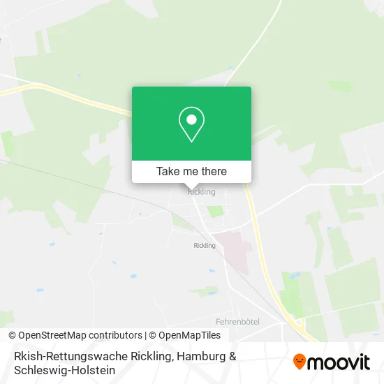 Карта Rkish-Rettungswache Rickling