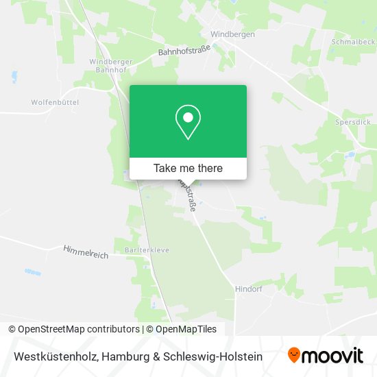 Westküstenholz map