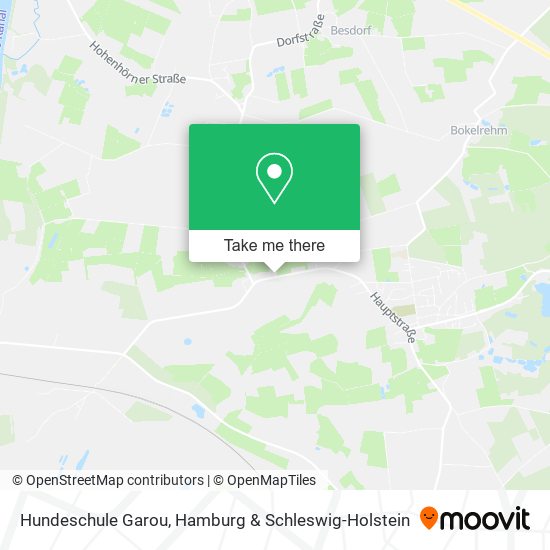 Hundeschule Garou map