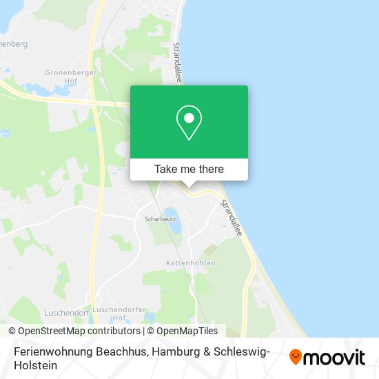 Ferienwohnung Beachhus map