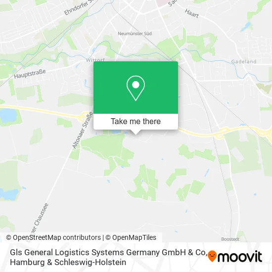 Карта Gls General Logistics Systems Germany GmbH & Co