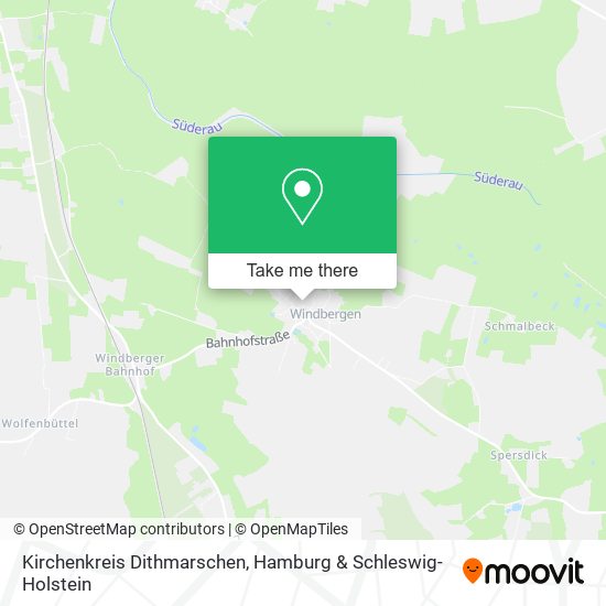 Kirchenkreis Dithmarschen map