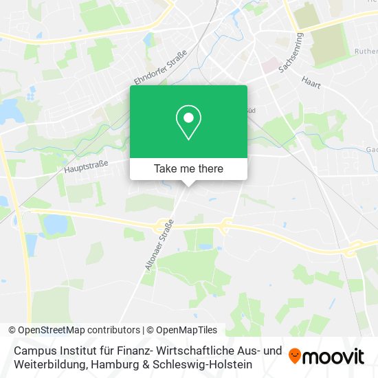 Campus Institut für Finanz- Wirtschaftliche Aus- und Weiterbildung map