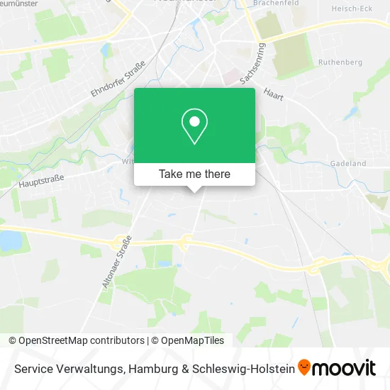 Карта Service Verwaltungs
