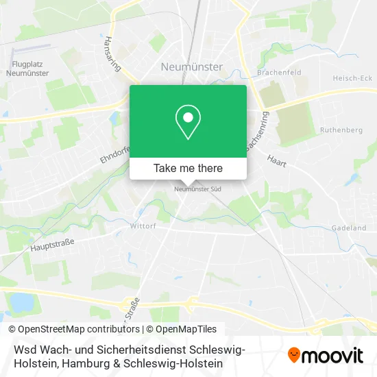 Карта Wsd Wach- und Sicherheitsdienst Schleswig-Holstein
