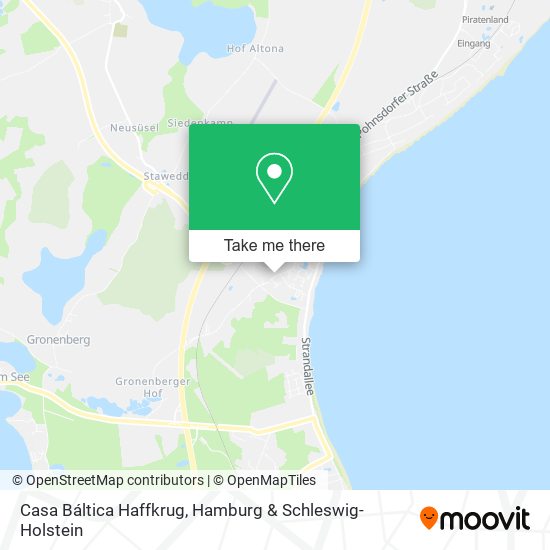 Casa Báltica Haffkrug map