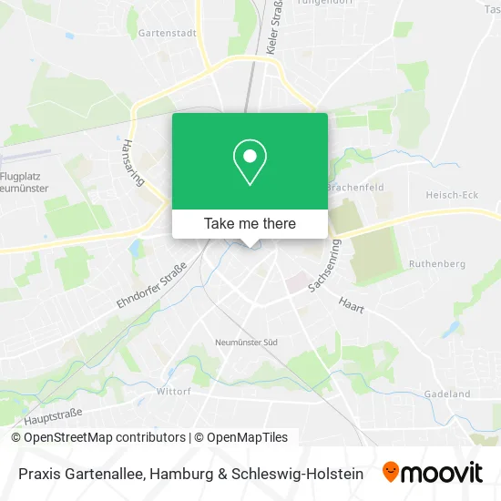 Карта Praxis Gartenallee