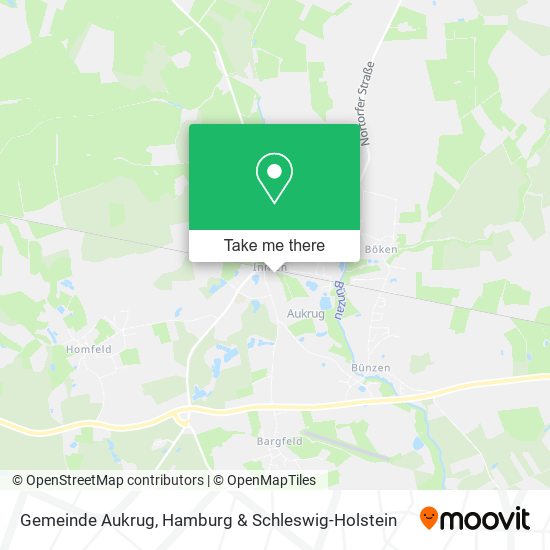 Gemeinde Aukrug map