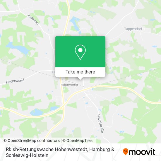 Rkish-Rettungswache Hohenwestedt map