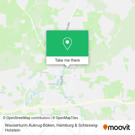 Карта Wasserturm Aukrug-Böken
