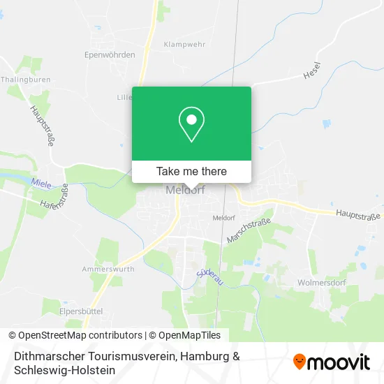 Карта Dithmarscher Tourismusverein