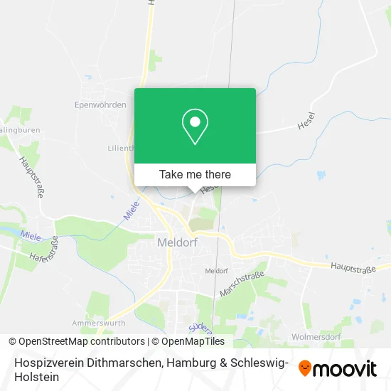 Hospizverein Dithmarschen map