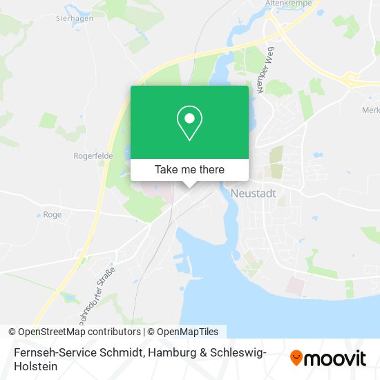 Fernseh-Service Schmidt map