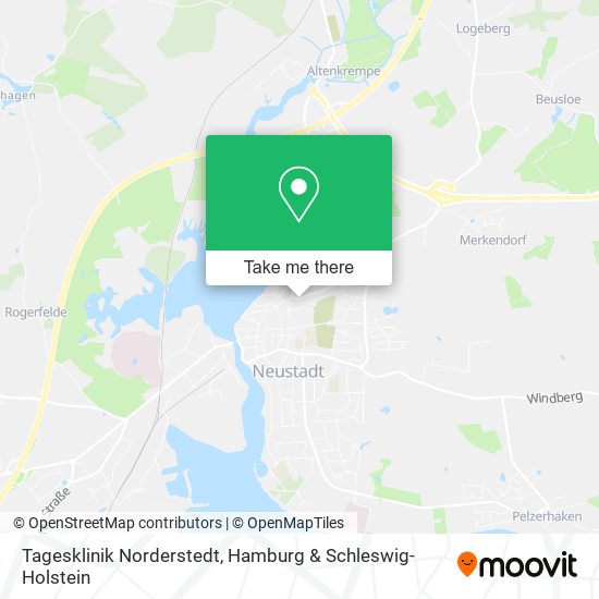 Карта Tagesklinik Norderstedt