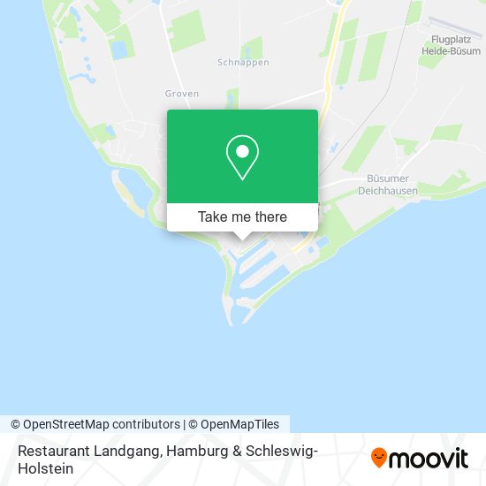 Restaurant Landgang map