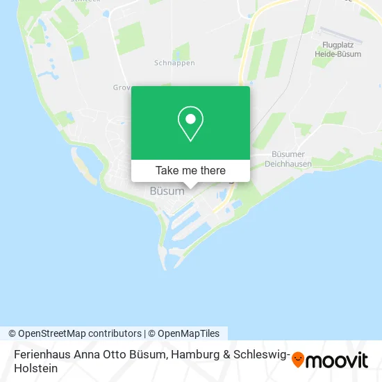 Карта Ferienhaus Anna Otto Büsum