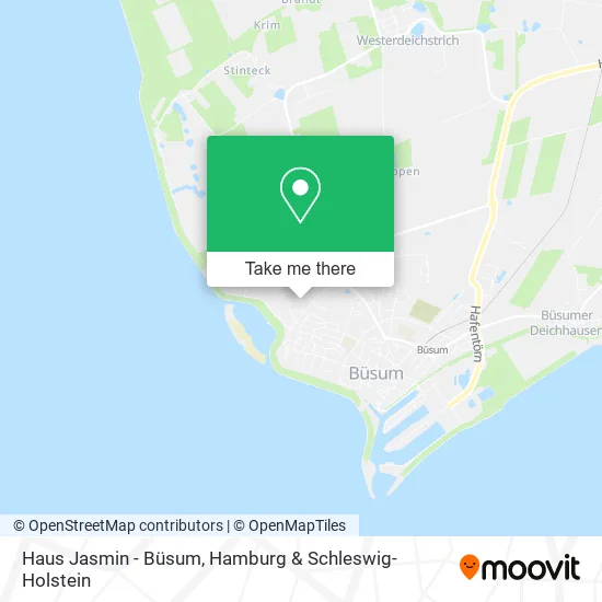 Карта Haus Jasmin - Büsum