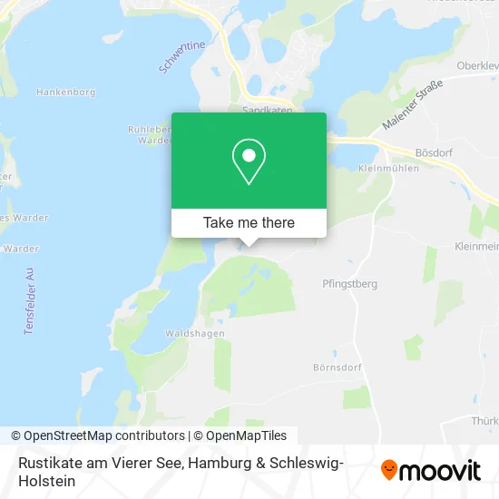 Карта Rustikate am Vierer See